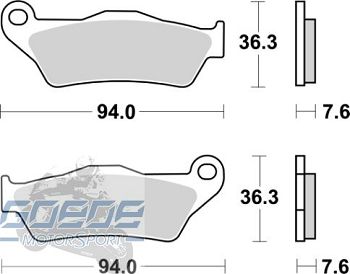 Bremsbeläge AP-Racing, 271 SF