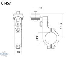 Bremsflüssigkeitsbehälter-Halter, RIZOMA