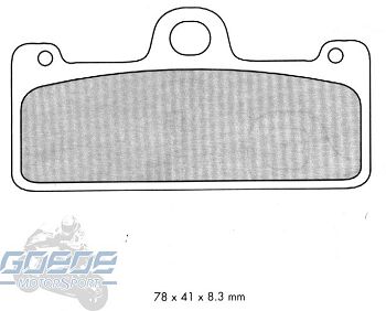 Bremsbeläge BREMBO Racing Z04 , M028