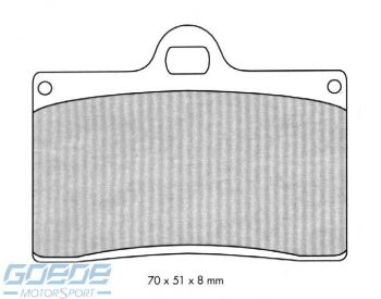 Bremsbeläge BREMBO Racing RC, BB15RC