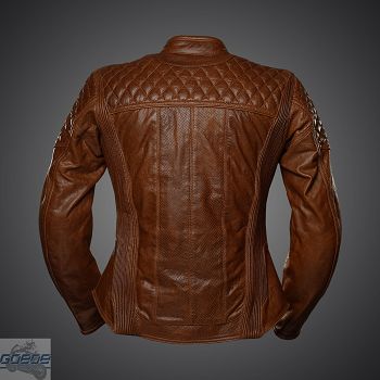 4SR Lederjacke, Scrambler Lady Cognac