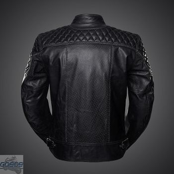 4SR Lederjacke, Scrambler Petroleum