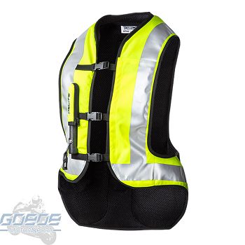 Helite Airbag Weste, Airnest neon-gelb