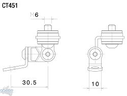 Bremsflüssigkeitsbehälter-Halter, RIZOMA