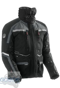 DANE Textiljacke GORE-TEX Pro, Ribe, schwarz-grau