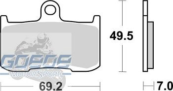 Bremsbeläge AP-Racing, 382 SF