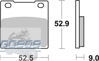 Bremsbeläge AP-Racing, 156 SR