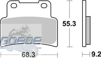 Bremsbeläge AP-Racing, 444 ST