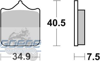 Bremsbeläge AP-Racing, 362 SF