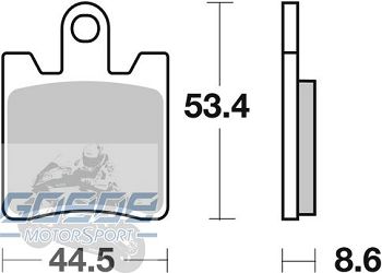 Bremsbeläge AP-Racing, 340 SF