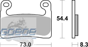 Bremsbeläge BREMBO Racing Z04 , M118