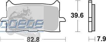 Bremsbeläge AP-Racing, 540 SF