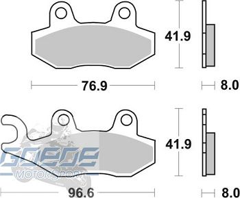 Bremsbeläge AP-Racing, 211 SF