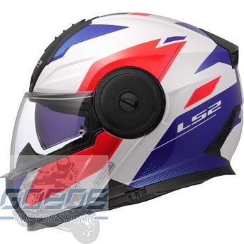 LS2 Helm, FF902 Scope 2, HPTT, Duria Gloss White Blue