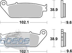 Bremsbeläge AP-Racing, 230 ST