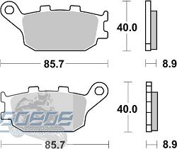 Bremsbeläge AP-Racing, 257 SR