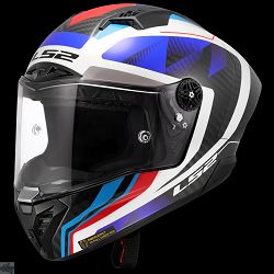 LS2 Helm, FF805 Thunder GP Aero RAUTE gloss blue red