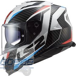 LS2 Helm, FF800 Strom 2, KPA, Racer Gloss Blue Red