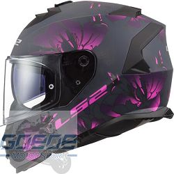 LS2 Helm, FF800 Strom 2, KPA, Burst Matt Black Pink