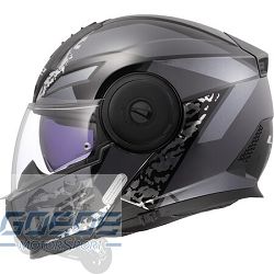 LS2 Helm, FF902 Scope 2, HPTT, Oxyd Gloss Black Titanium