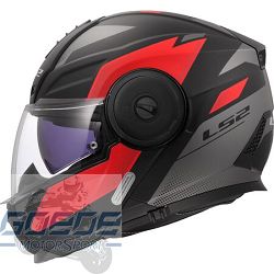 LS2 Helm, FF902 Scope 2, HPTT, Duria Matt Black Red